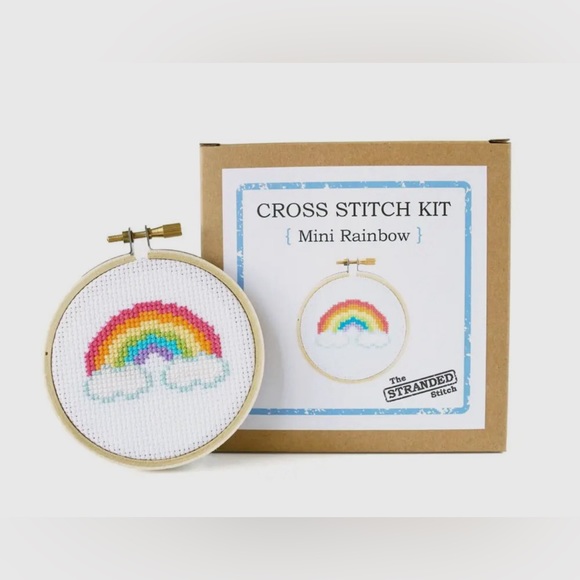 Rainbow Mini Cross Stitch Kit 🌈 - Picture 2 of 7